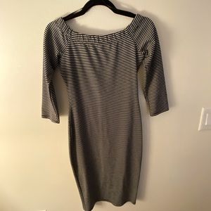 ZARA off the shoulder knit dress